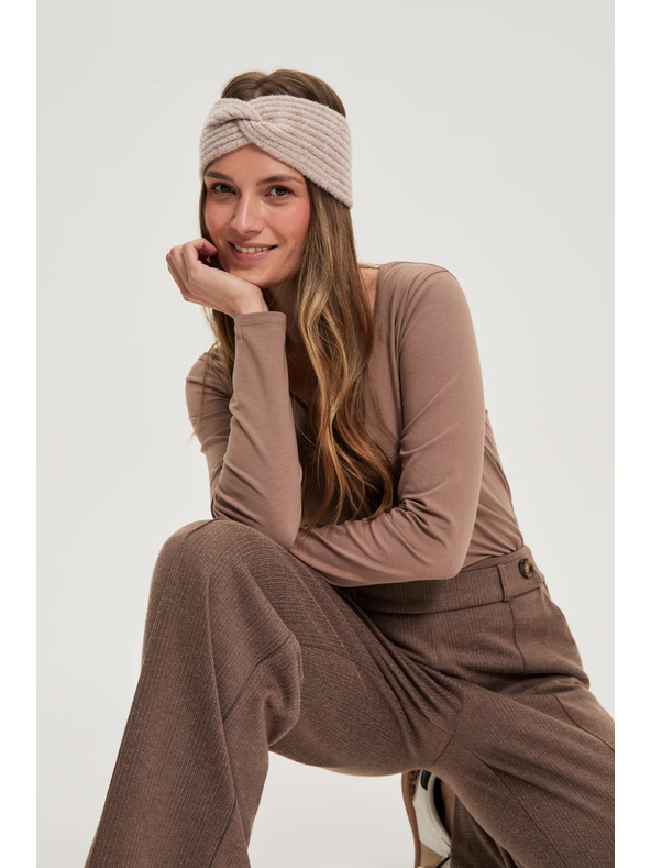 Moodo Rózsaszín kötött fejpánt Moodo