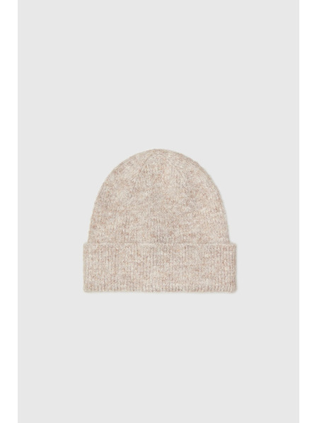 Moodo Gyapjúkeverék sapka, bézs Moodo