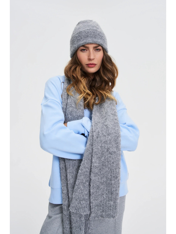 Moodo Gyapjúkeverék sapka, szürke Moodo