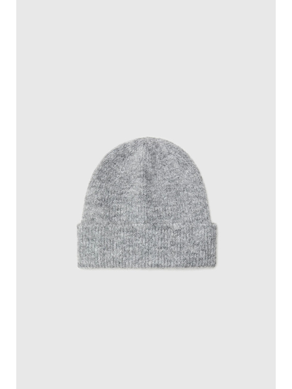 Moodo Gyapjúkeverék sapka, szürke Moodo