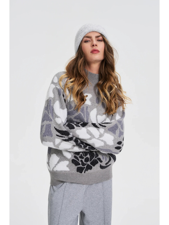 Moodo Gyapjúkeverék sapka, szürke Moodo