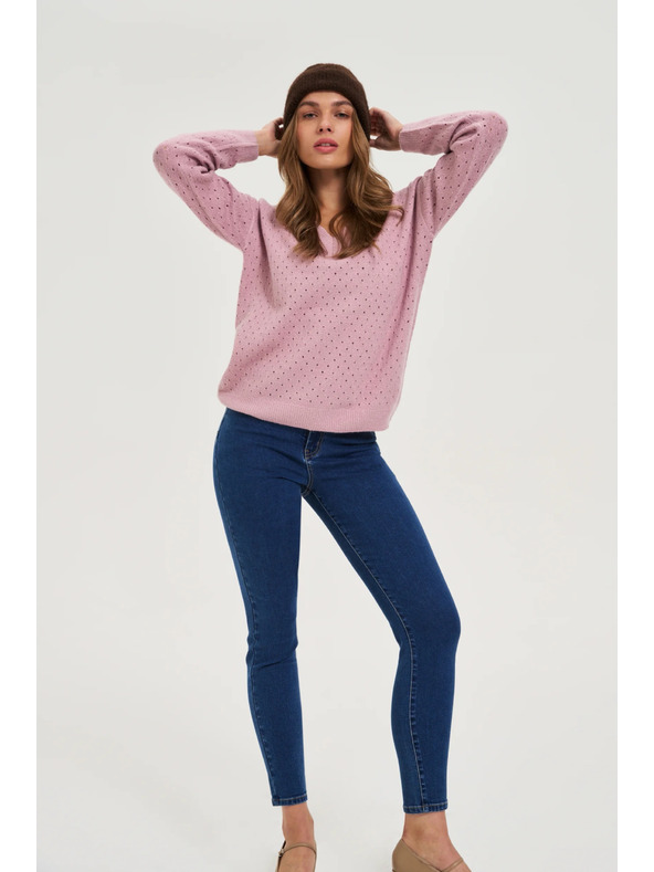 Moodo Gyapjúkeverék sapka, barna Moodo