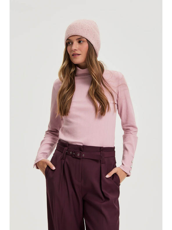 Moodo Kötött rózsaszín sapka Moodo