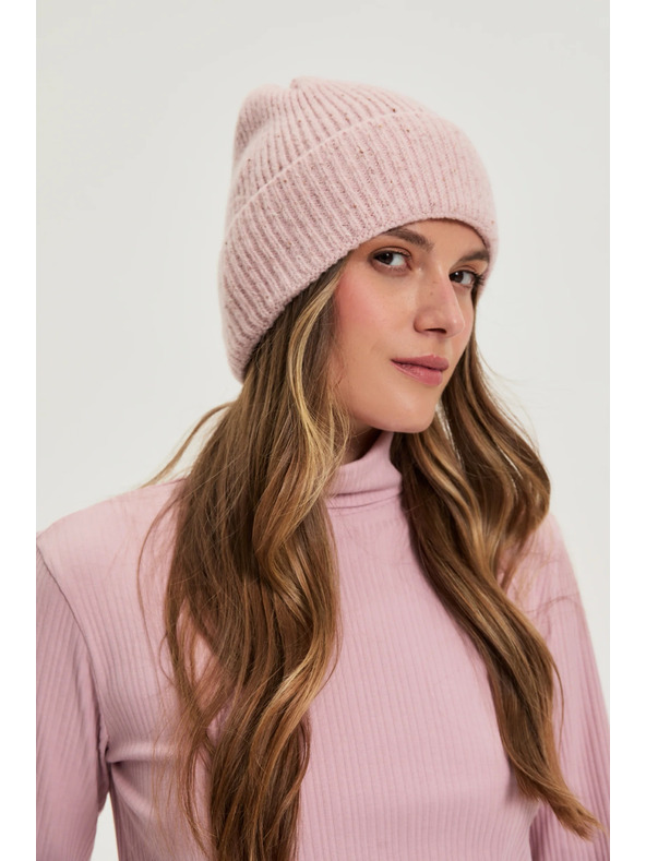 Moodo Kötött rózsaszín sapka Moodo