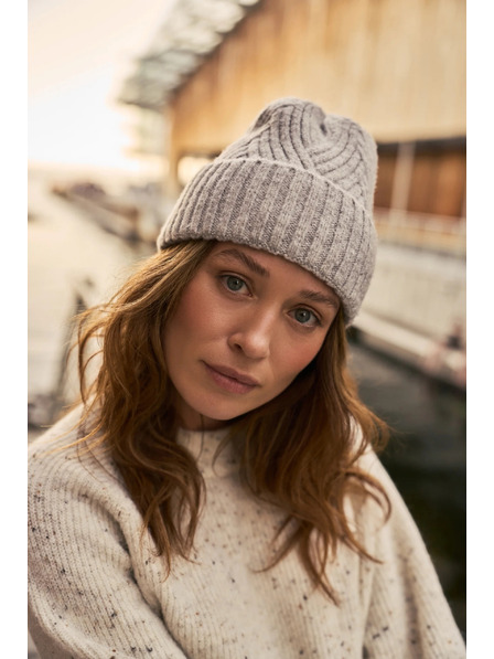 Moodo Gyapjú sapka, világos szürke Moodo