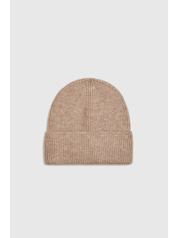 Moodo Flitteres sapka, bézs Moodo