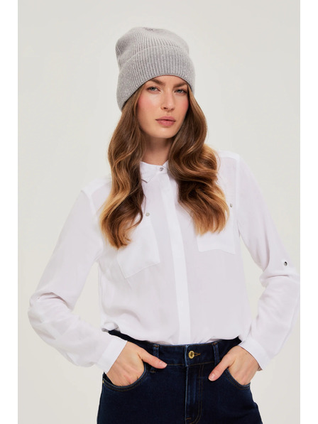 Moodo Flitteres sapka, szürke Moodo