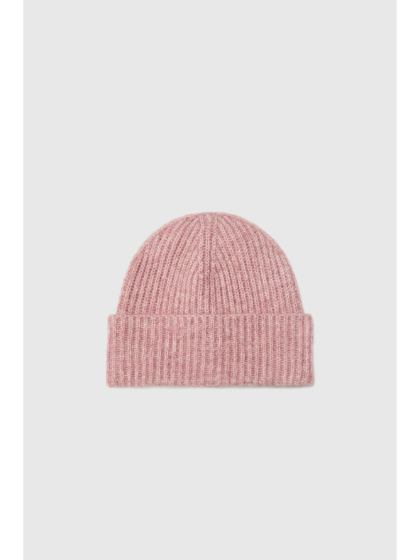Moodo Gyapjúkeverék sapka, sötét rózsaszín Moodo