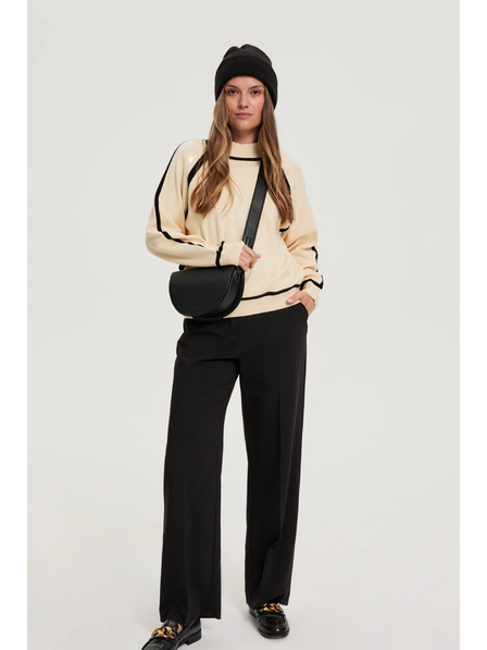 Moodo Sapka metálfényű fonallal, fekete Moodo