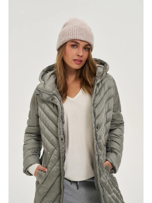 Moodo Gyapjúkeverék sapka, bézs Moodo