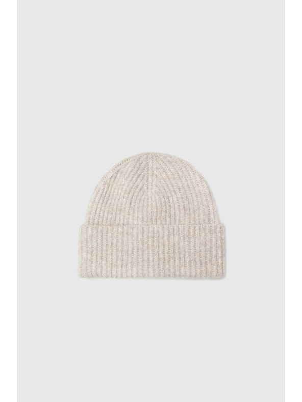 Moodo Gyapjúkeverék sapka, bézs Moodo