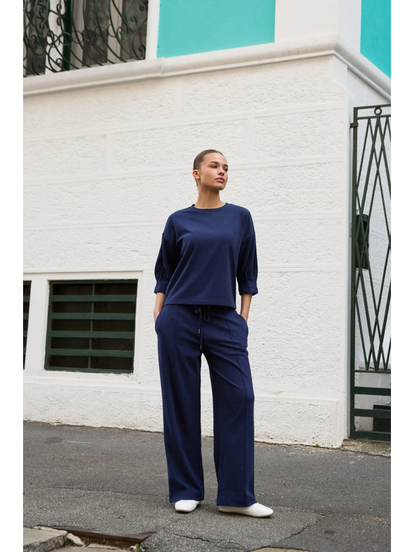 Moodo Sötétkék melegítőnadrág Moodo