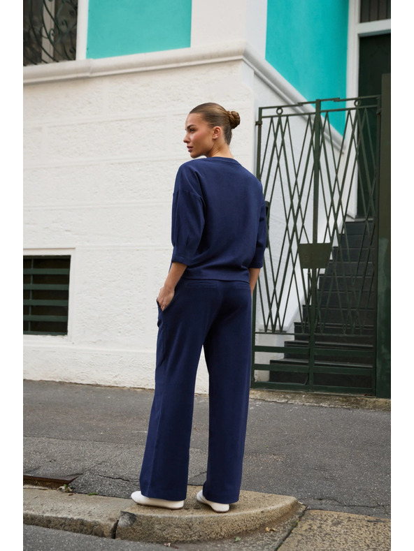 Moodo Sötétkék melegítőnadrág Moodo