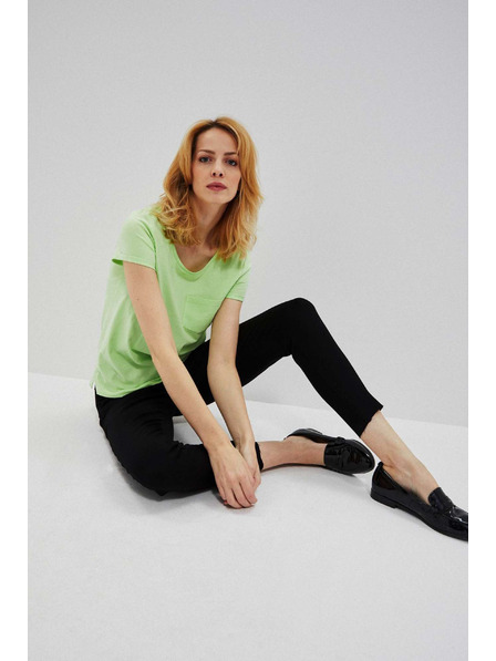 Moodo Fekete skinny közepes derekú farmer Moodo