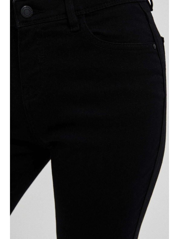 Moodo Fekete skinny közepes derekú farmer Moodo