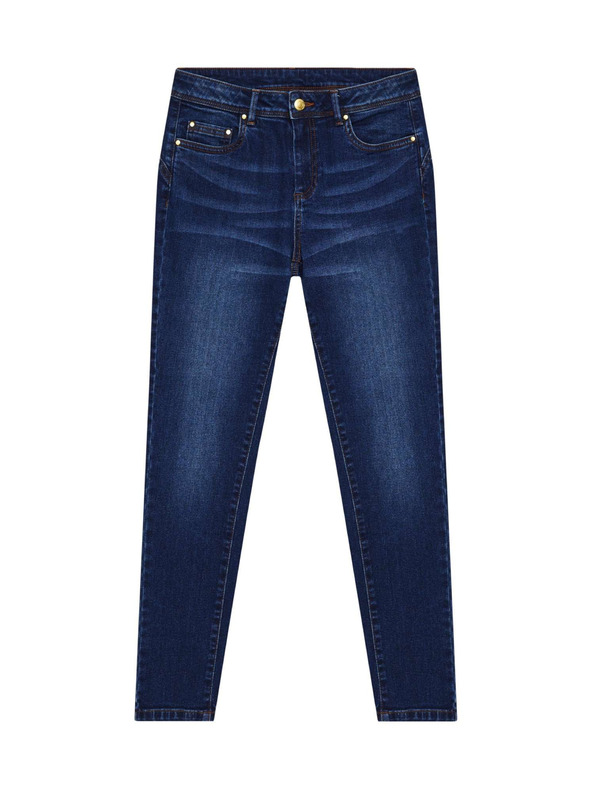 Moodo Sötétkék közepes derekú push-up farmer Moodo