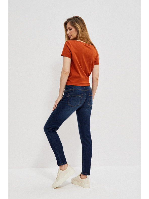 Moodo Szűk zafírkék farmer Moodo