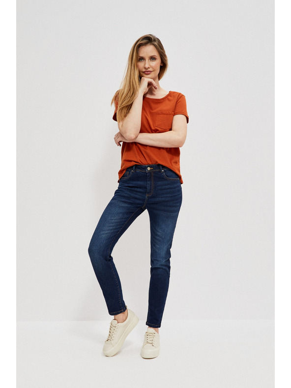 Moodo Szűk zafírkék farmer Moodo