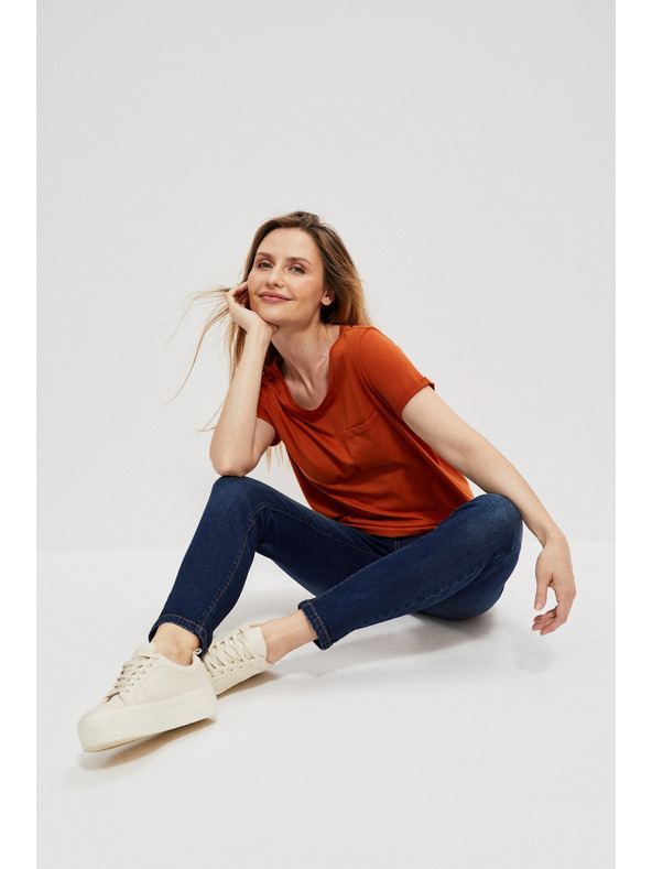 Moodo Szűk zafírkék farmer Moodo