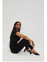 Moodo Push-up skinny farmer elszakadt szárú fekete Moodo