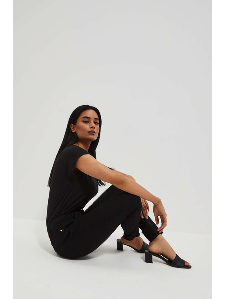 Moodo Push-up skinny farmer elszakadt szárú fekete Moodo