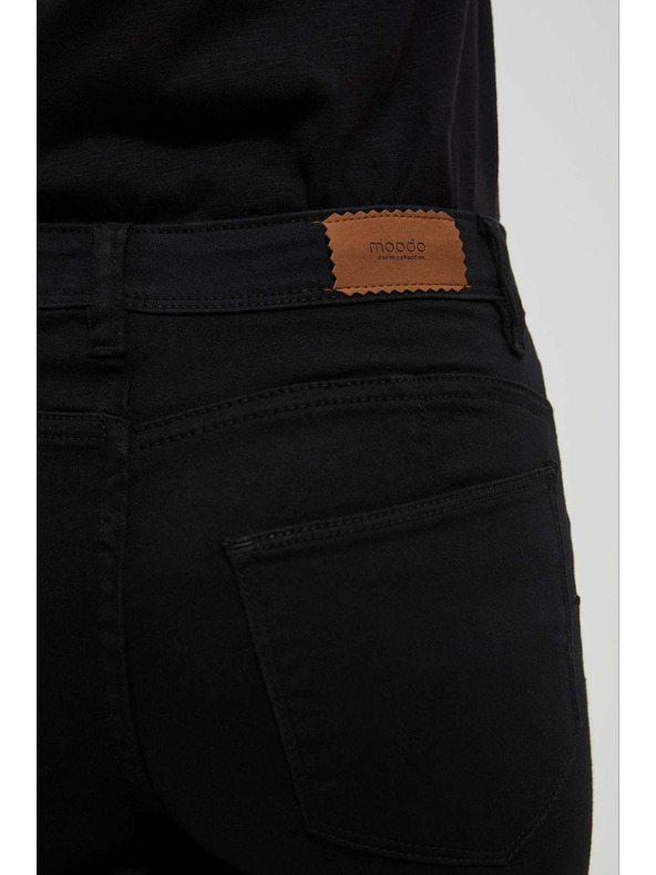 Moodo Push-up skinny farmer elszakadt szárú fekete Moodo