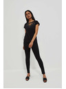 Moodo Push-up skinny farmer elszakadt szárú fekete Moodo