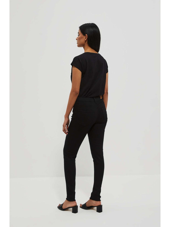 Moodo Push-up skinny farmer elszakadt szárú fekete Moodo