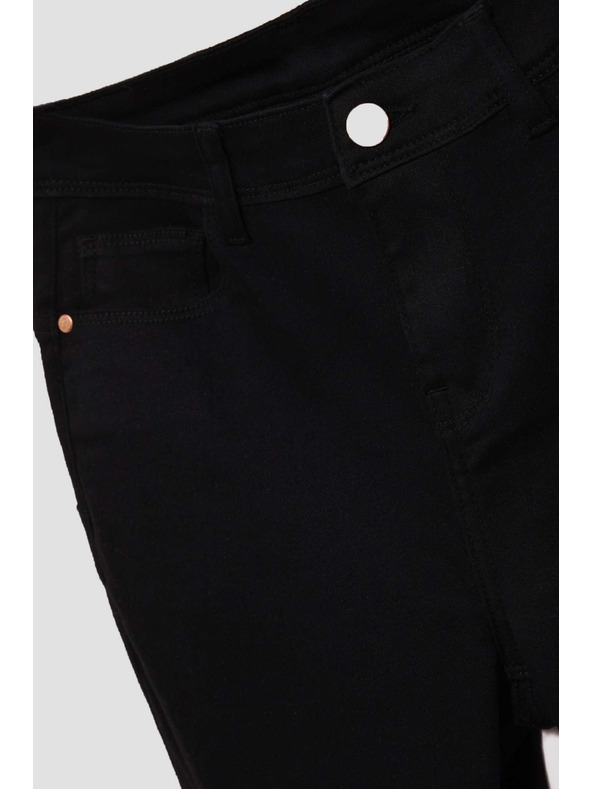 Moodo Push-up skinny farmer elszakadt szárú fekete Moodo