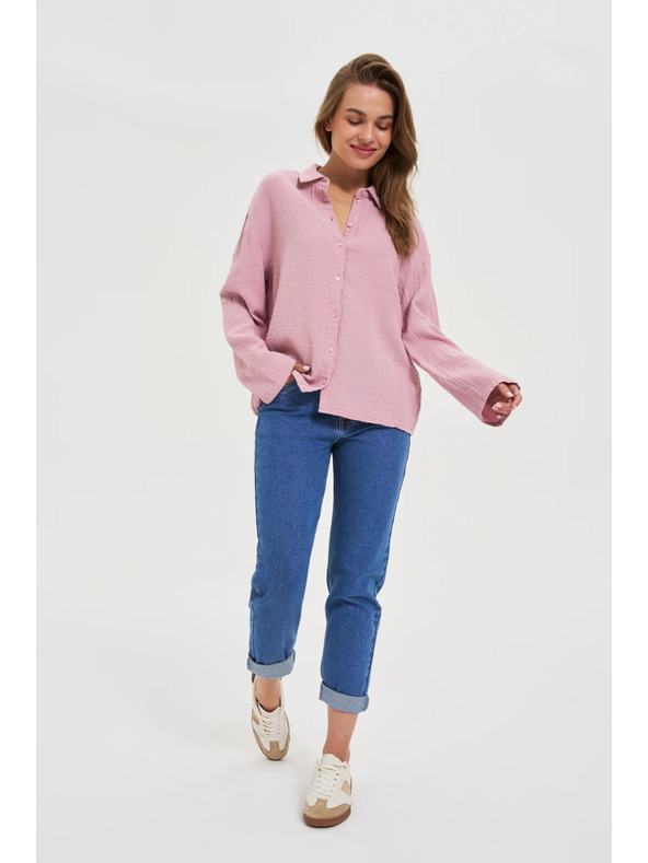 Moodo Kék egyenes szárú farmer Moodo