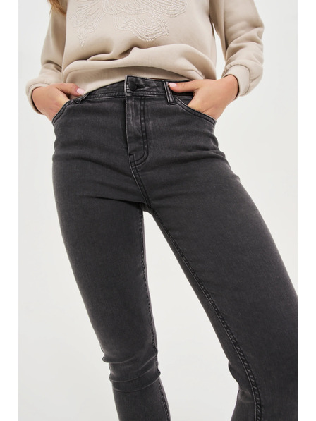 Moodo Grafitszürke szűk farmer Moodo