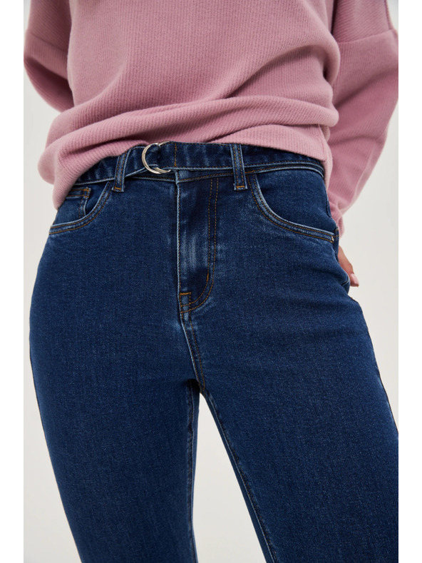 Moodo Sötétkék harang szárú farmer Moodo