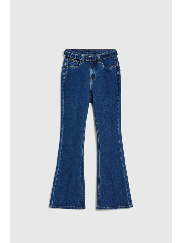 Moodo Sötétkék harang szárú farmer Moodo