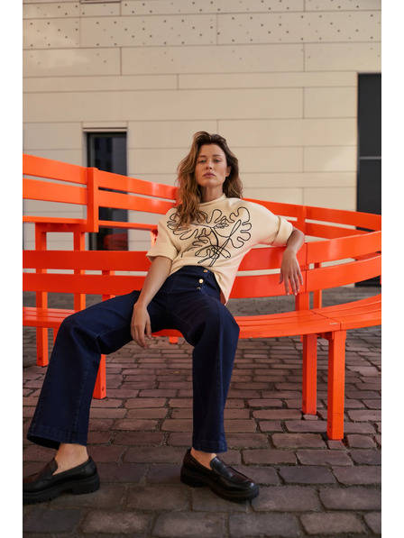 Moodo Sötétkék wide leg farmer Moodo