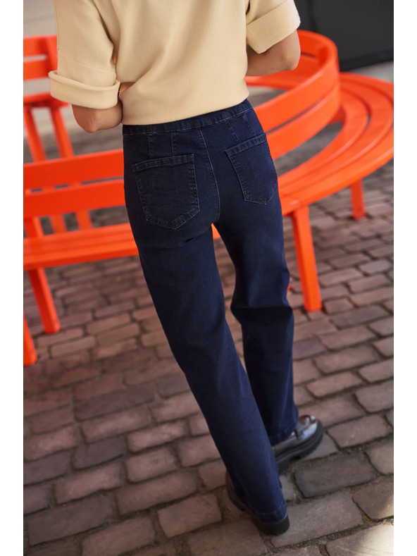 Moodo Sötétkék wide leg farmer Moodo