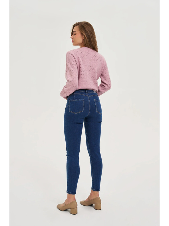 Moodo Sötétkék szűk farmer Moodo