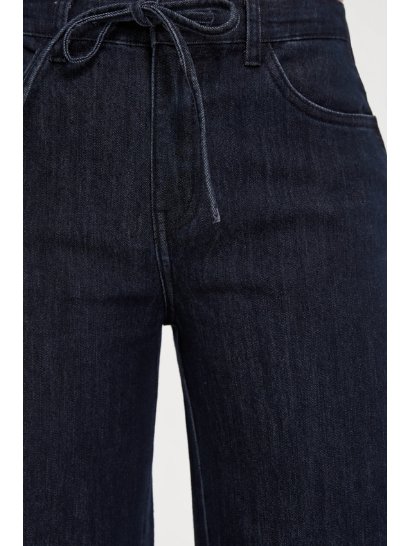 Moodo Sötétkék bő szárú farmer Moodo