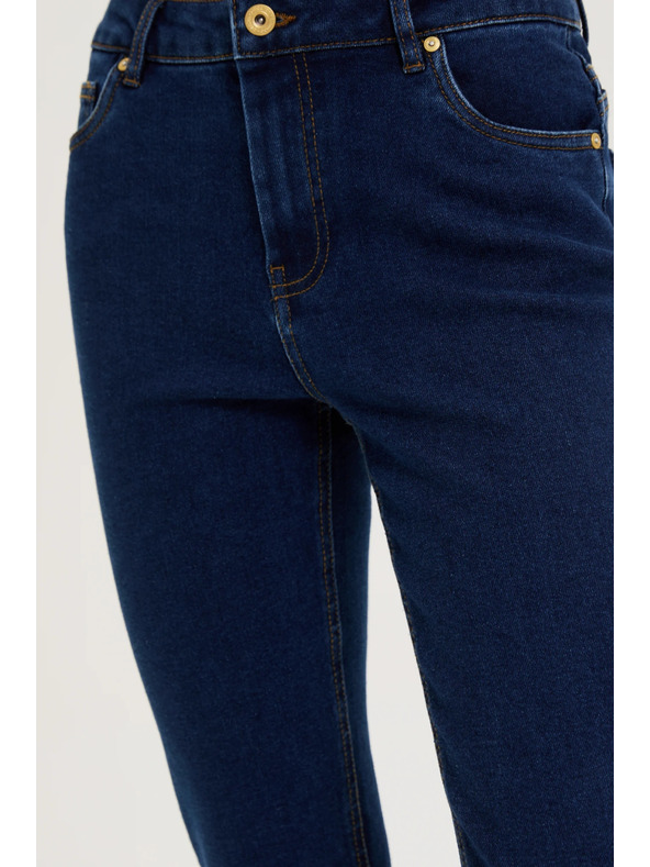 Moodo Sötétkék egyenes szárú farmer Moodo