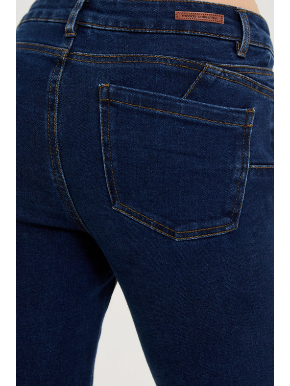 Moodo Sötétkék egyenes szárú farmer Moodo