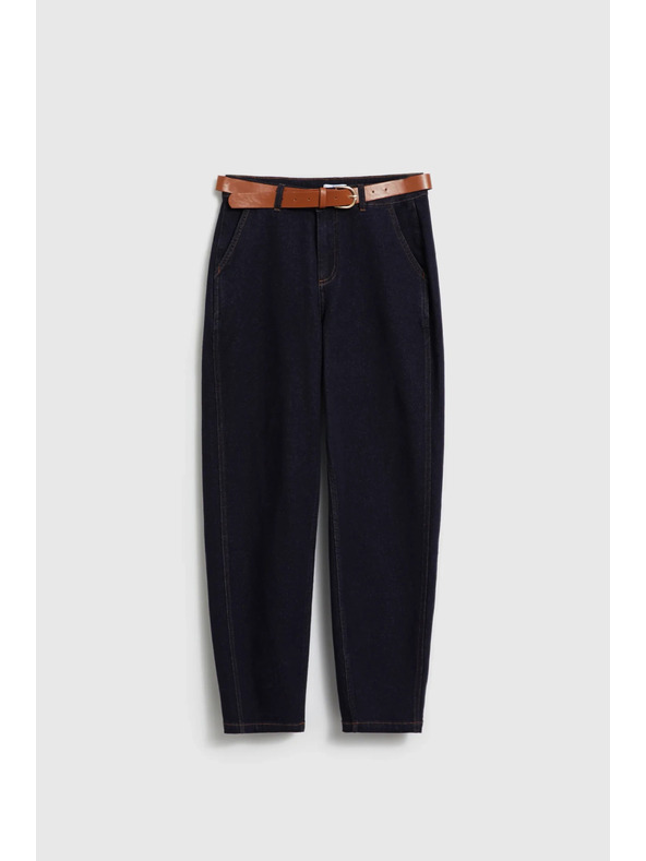 Moodo Sötétkék farmer övvel Moodo