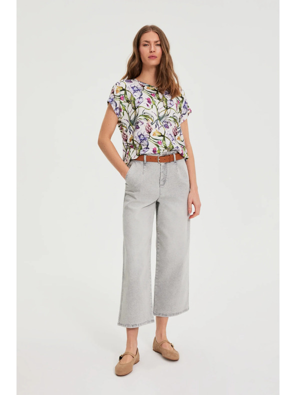 Moodo Szürke bő szárú farmer Moodo