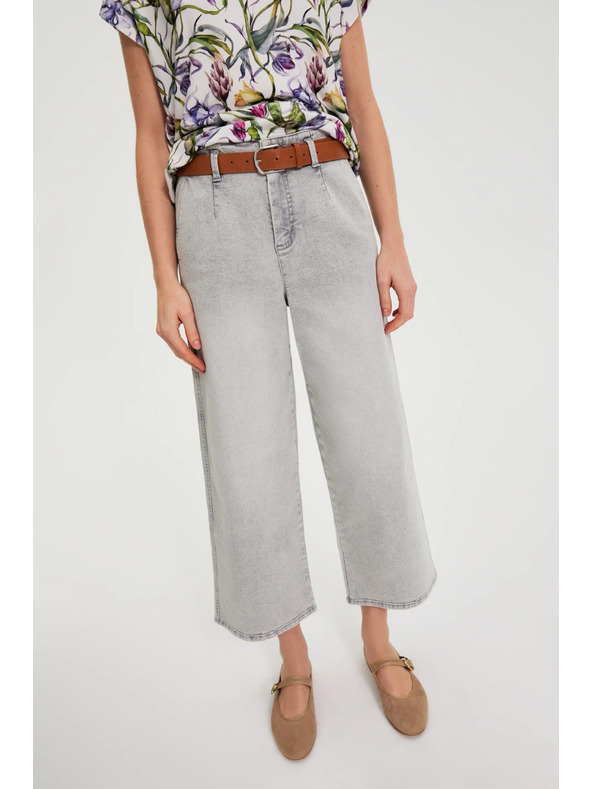 Moodo Szürke bő szárú farmer Moodo