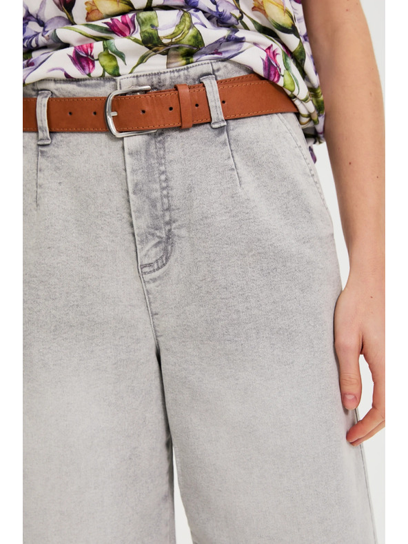 Moodo Szürke bő szárú farmer Moodo