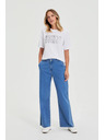 Moodo Kék bő szárú farmer Moodo
