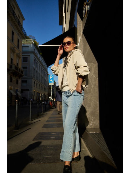 Moodo Világoskék bő szárú farmer Moodo