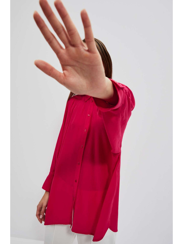 Moodo Piros ing fodros ujjakkal Moodo