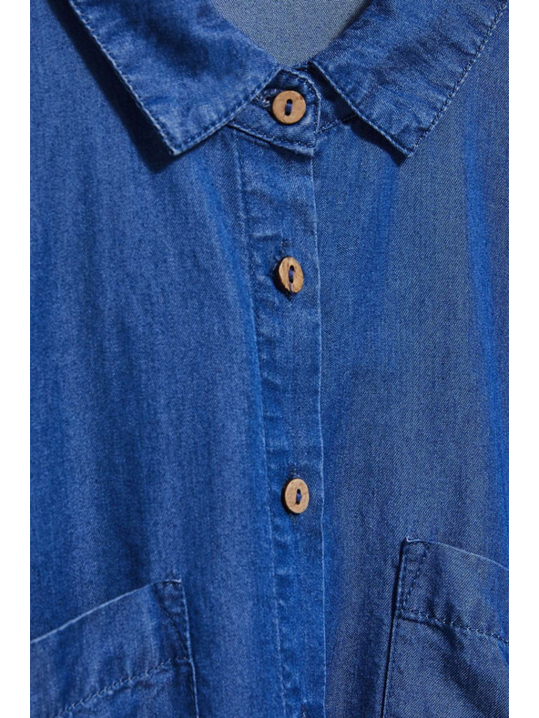 Moodo Sötétkék lyocell ing Moodo