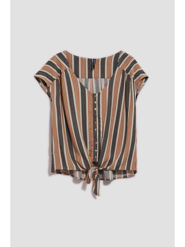 Moodo Homokszínű megkötős ing Moodo