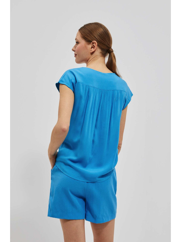 Moodo Azúrkék megkötős ing Moodo