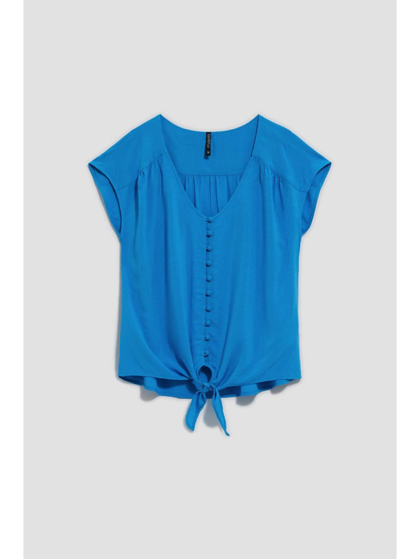 Moodo Azúrkék megkötős ing Moodo